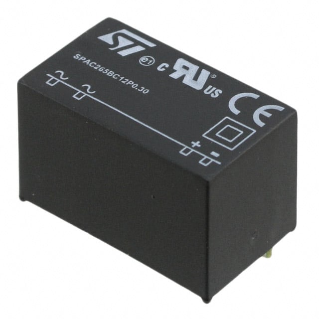 SPAC265BC12P0.30 by STMicroelectronics - AC/DC CONVERTER 12V 3W