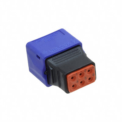 SQR620100 by Amphenol PCD - CONNECTOR PLUG HSG 6POS 20AWG