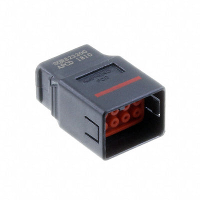 SQR822200 by Amphenol PCD - CONNECTOR RECPT HSG 8POS 22AWG