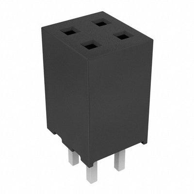 SQT-102-01-F-D by Samtec Inc. - CONNECTOR RECPT 4POS 0.079 GOLD PCB