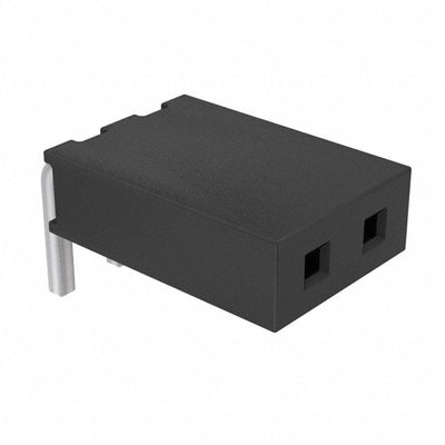 SQT-102-01-L-S-RA by Samtec Inc. - CONNECTOR RECPT 2P 0.079 GOLD PCB R/A