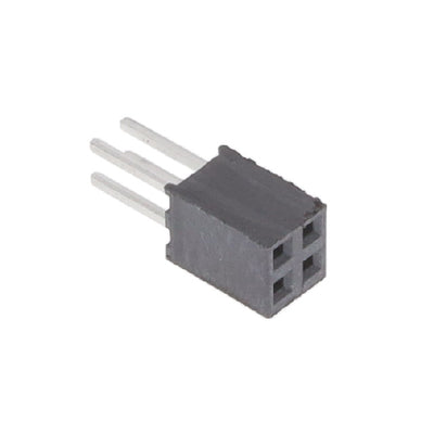 SQT-102-03-L-D by Samtec Inc. - CONNECTOR RECPT 4POS 0.079 GOLD PCB