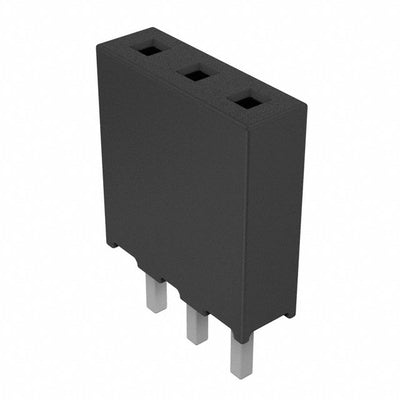 SQT-103-01-F-S by Samtec Inc. - CONNECTOR RECPT 3POS 0.079 GOLD PCB