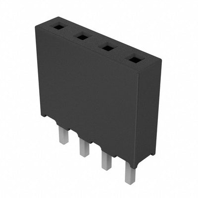 SQT-104-01-F-S by Samtec Inc. - CONNECTOR RECPT 4POS 0.079 GOLD PCB