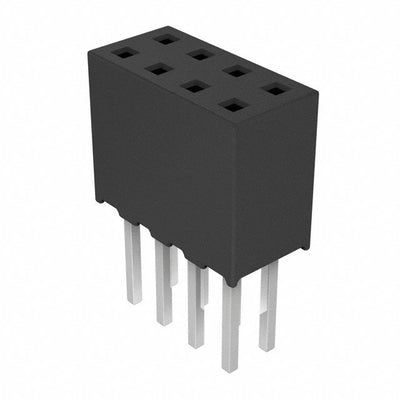 SQT-104-03-F-D by Samtec Inc. - CONNECTOR RECPT 8POS 0.079 GOLD PCB