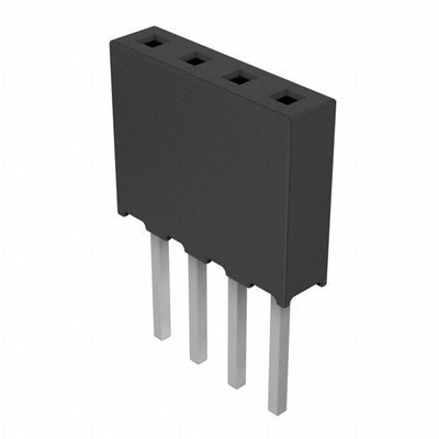 SQT-104-03-L-S by Samtec Inc. - CONNECTOR RECPT 4POS 0.079 GOLD PCB