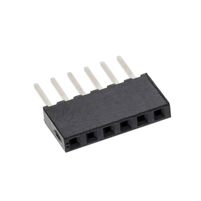SQT-106-03-L-S by Samtec Inc. - CONNECTOR RECPT 6POS 0.079 GOLD PCB