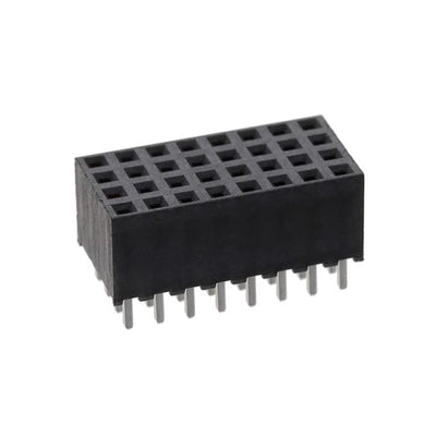 SQT-108-01-F-Q by Samtec Inc. - CONNECTOR RECPT 32POS 0.079 GOLD PCB