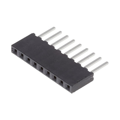 SQT-109-03-L-S by Samtec Inc. - CONNECTOR RECPT 9POS 0.079 GOLD PCB