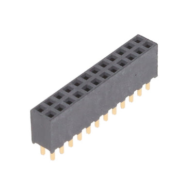 SQT-112-01-G-D by Samtec Inc. - CONNECTOR RECPT 24POS 0.079 GOLD PCB