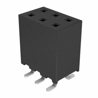 SQW-103-01-LM-D-VS-001 by Samtec Inc. - CONNECTOR RECPT 6POS 0.079 GOLD SMD