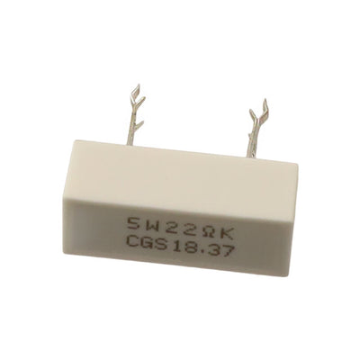 SQZW522RK by TE Connectivity Passive Product - RESISTOR 22 OHM 10% 5W RADIAL