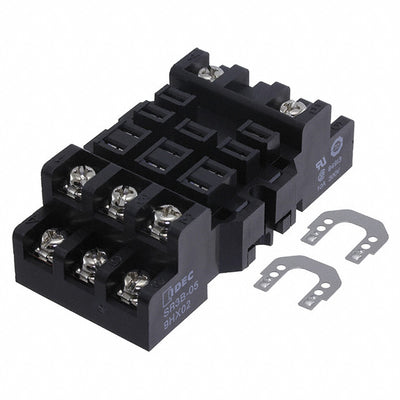 SR3B-05 by IDEC - RELAY SOCKET 11 POS DIN RAIL