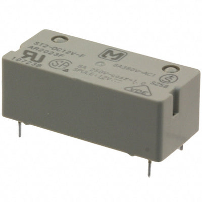 ST2-DC12V-F by Panasonic Electric Works - RELAY GEN PURPOSE DPST 8A 12V