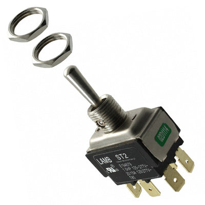 ST24KD00 by E-Switch - SWITCH TOGGLE DPDT 20A 125V