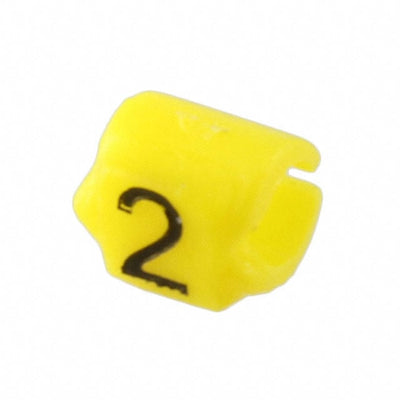 STD03Y-2 by TE Connectivity Raychem Cable Protection - WIRE MARKER CLIP-ON YELLOW