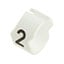 STD12W-2 by TE Connectivity Raychem Cable Protection - WIRE MARKER CLIP-ON WHITE
