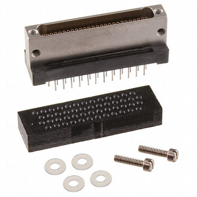 STM051M5PQ by TE Connectivity Aerospace, Defense and Marine - CONNECTOR D-TYPE RCPT 51POS VERT SLDR