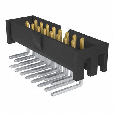 STMM-108-02-L-D-RA by Samtec Inc. - CONNECTOR HEADER R/A 16POS 2MM