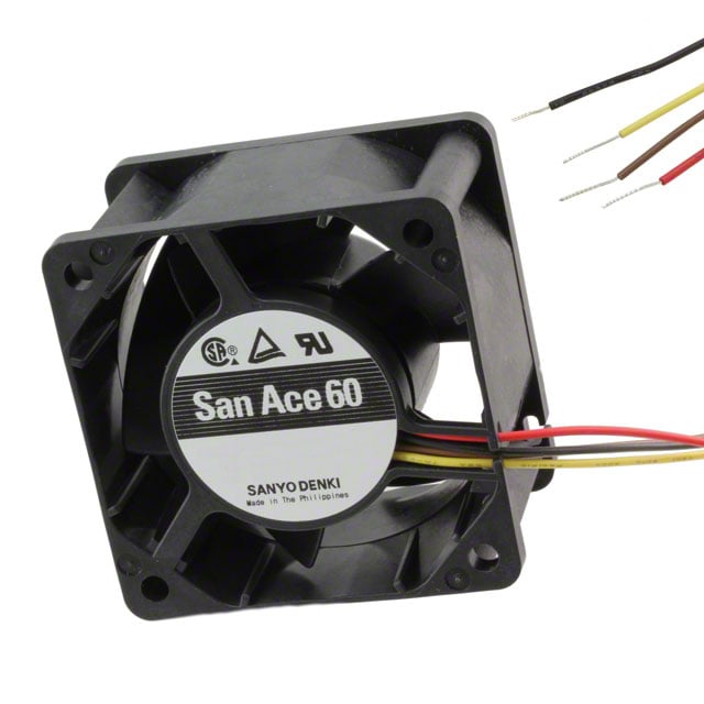 9GA0612P1K601 by Sanyo Denki America Inc. - FAN AXIAL 60X38MM 12VDC WIRE