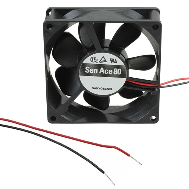 109R0812G402 by Sanyo Denki America Inc. - FAN AXIAL 80X25MM 12VDC WIRE