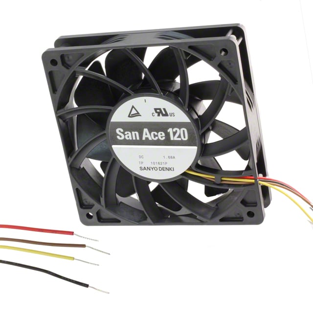 9GV1248P4H01 by Sanyo Denki America Inc. - FAN AXIAL 120X25.4MM 48VDC WIRE