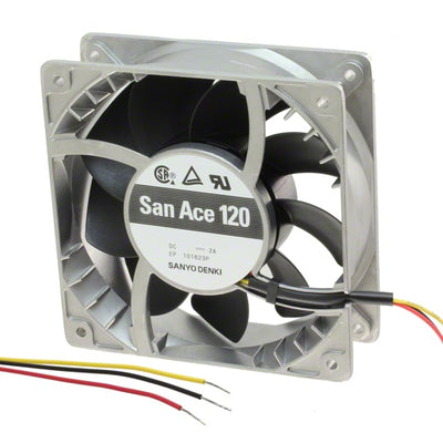 9SG1212G101 by Sanyo Denki America Inc. - FAN AXIAL 119X38MM 12VDC WIRE
