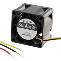 9GV3612J301 by Sanyo Denki America Inc. - FAN AXIAL 36X28MM 12VDC WIRE