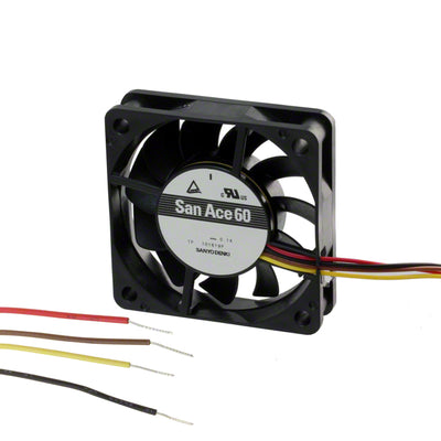 9GA0612P7H01 by Sanyo Denki America Inc. - FAN AXIAL 60X15MM 12VDC WIRE