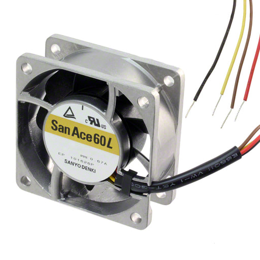 9LG0612P4S001 by Sanyo Denki America Inc. - FAN AXIAL 60X25MM 12VDC WIRE