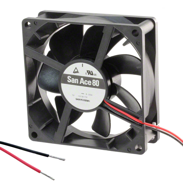 109R0812T4H122 by Sanyo Denki America Inc. - FAN AXIAL 80X25MM 12VDC WIRE