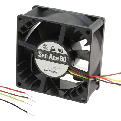 9GA0824P1S611 by Sanyo Denki America Inc. - FAN AXIAL 80X38MM 24VDC WIRE