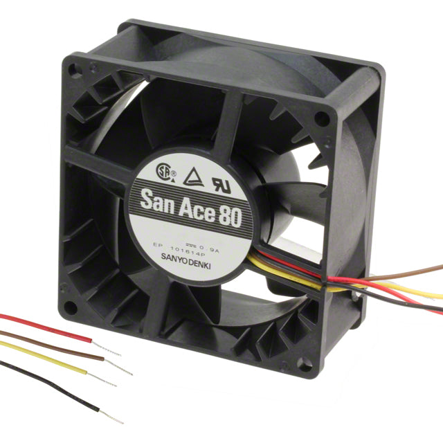 9GA0824P1H61 by Sanyo Denki America Inc. - FAN AXIAL 80X38MM 24VDC WIRE