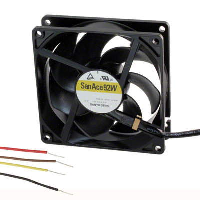 9WL0924P4J001 by Sanyo Denki America Inc. - FAN AXIAL 92X25MM 24VDC WIRE