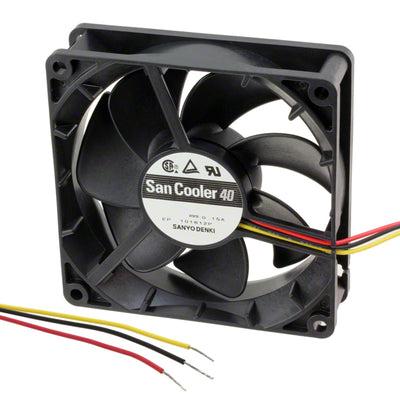 109P0405H3D013 by Sanyo Denki America Inc. - FAN AXIAL 40X28MM BALL 5VDC WIRE