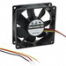 9A0812S4D01 by Sanyo Denki America Inc. - FAN AXIAL 80X25MM 12VDC WIRE