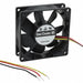 9A0812G4011 by Sanyo Denki America Inc. - FAN AXIAL 80X25MM 12VDC WIRE