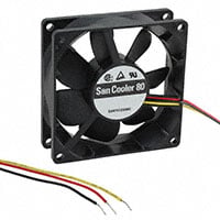 9A0812S4D01 by Sanyo Denki America Inc. - FAN AXIAL 80X25MM 12VDC WIRE