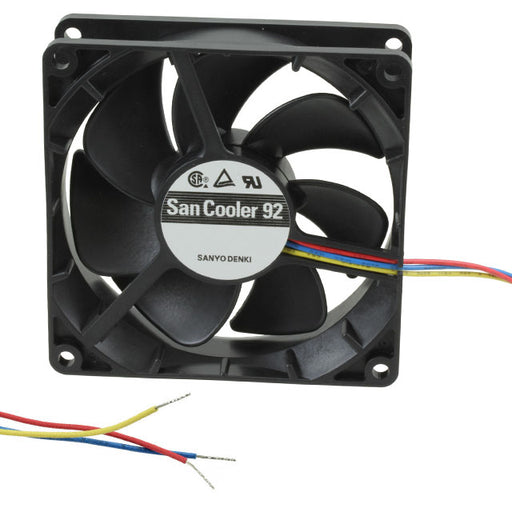 9A0912M4011 by Sanyo Denki America Inc. - FAN AXIAL 92X25MM 12VDC WIRE