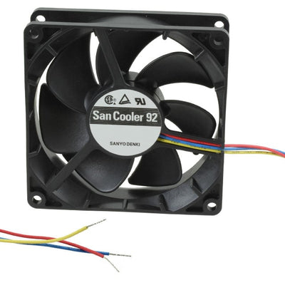 9A0924L4D011 by Sanyo Denki America Inc. - FAN AXIAL 92X25MM 24VDC WIRE