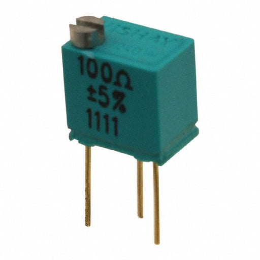 Y40531K00000J0L by Vishay Foil Resistors (Division of Vishay Precision Group) - TRIMMER 1K OHM 0.25W PC PIN TOP