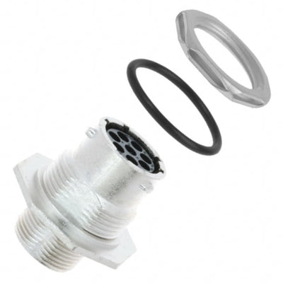 UT07128SH by Souriau-Sunbank by Eaton - CONNECTOR RECPT HSNG FMALE 8POS PNL MT