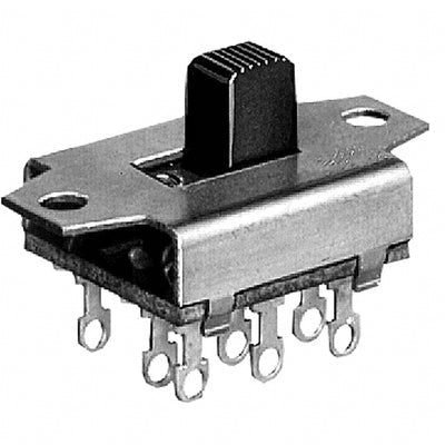 50209L by Switchcraft Inc. - SWITCH SLIDE 3PDT 3A 125V