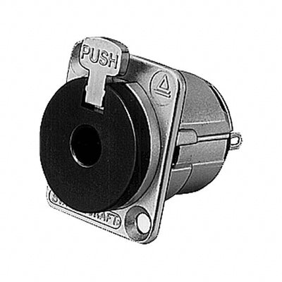 E111L by Switchcraft Inc. - CONNECTOR JACK MONO 6.35MM PNL MNT