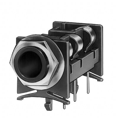 SN49B12B by Switchcraft Inc. - CONNECTOR JACK STEREO 6.35MM R/A