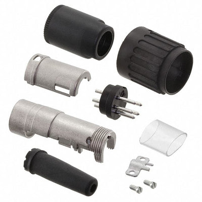 T3424501U by Amphenol Tuchel Industrial - CONNECTOR PLUG MALE 6P SILV SLDR CUP