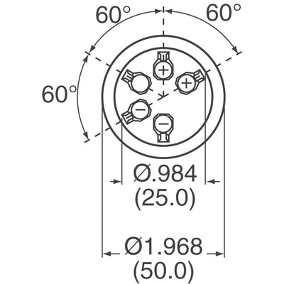 ECE-P1HA333HA by Panasonic Electronic Components - ALUMIN CAP 33000UF 20% 50V SNAP