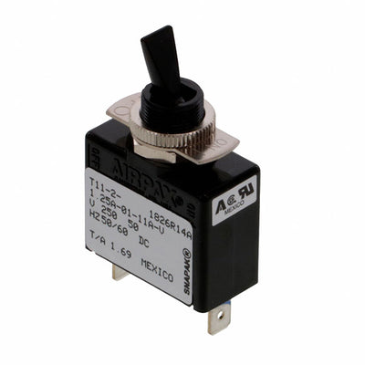T11-2-1.25A-01-11A-V by Sensata-Airpax - CIR BRKR 1.25A 250VAC 65VDC