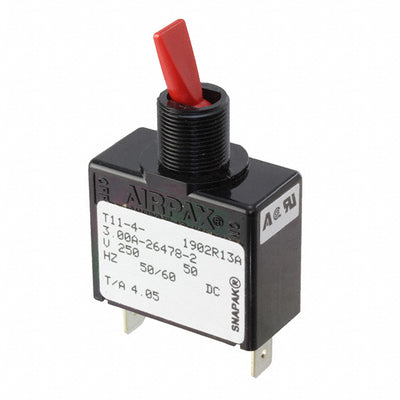 T11-4-3.00A-26478-2 by Sensata-Airpax - CIRCUIT BREAKER MAG-HYDR TOGGLE