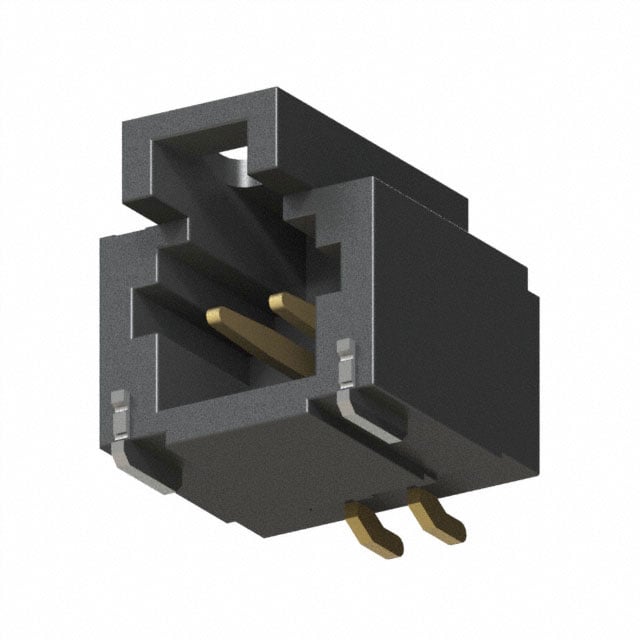 T1M-02-F-SH-L-K by Samtec Inc. - CONNECTOR HEADER SMD R/A 2POS 1MM